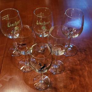 5 Finger Lakes winery glasses